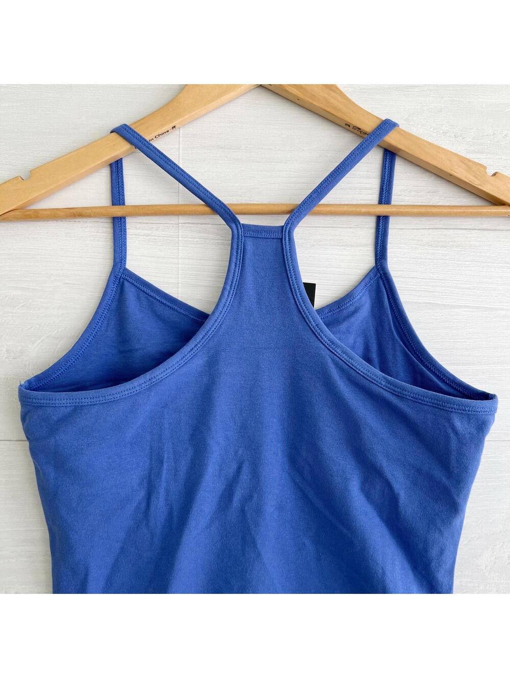 NWT Express - Periwinkle blue Best Loved Cami tank shelf bra, S - Picture 4 of 8